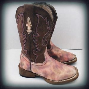 Roper toddler square toe boots